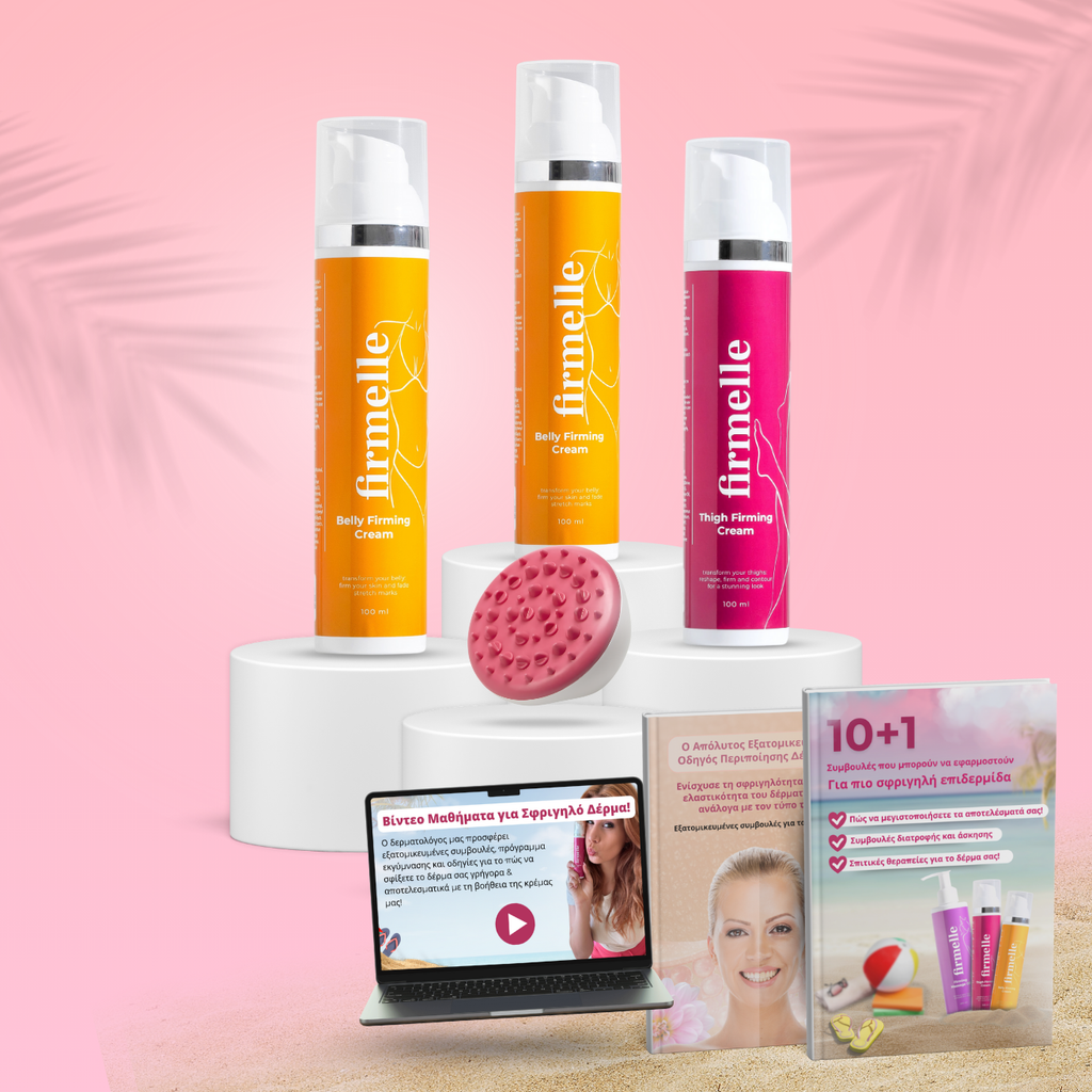 + 2 Cremă Pentru Abdomen 100 ml   + 1 Creme Pentru Fermitatea Coapselor 100 ml   + 1 Masaj Anticelulitic + 2 E-book-uri GRATUITE + Curs Video